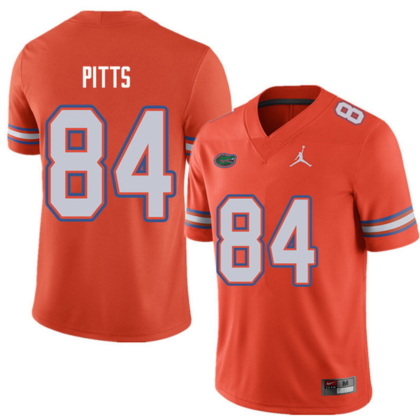 Jordan Brand Men #84 Kyle Pitts Florida Gators College Football Jerseys Sale-Orange